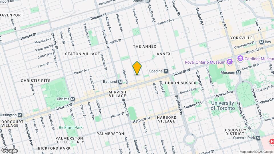 21 Howland Ave Map and Location Details