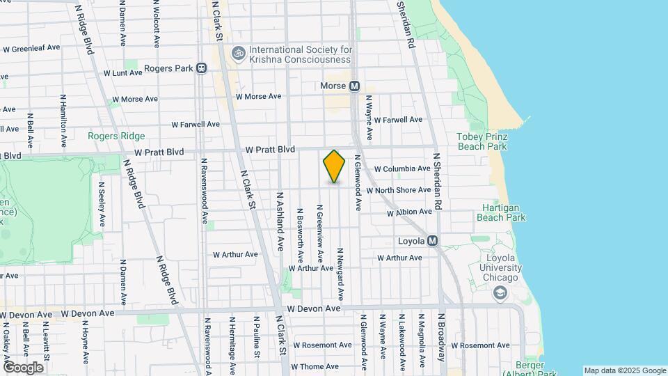 1441 W North Shore Ave Map and Location Details