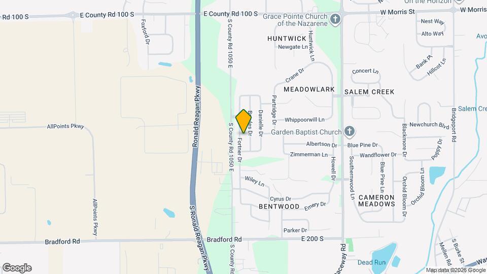 1545 Fortner Dr Map and Location Details