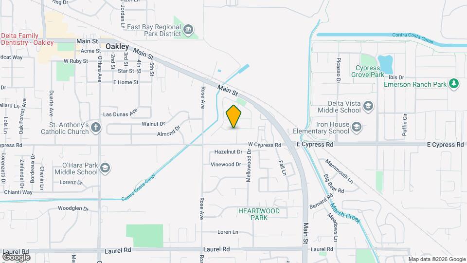 4525 Waterford Way Map and Location Details