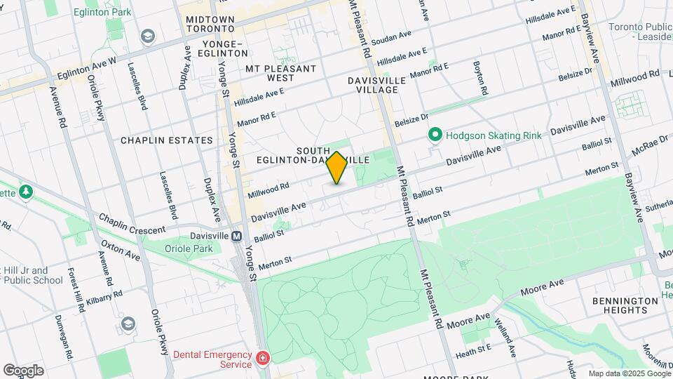 150 Davisville Ave Map and Location Details