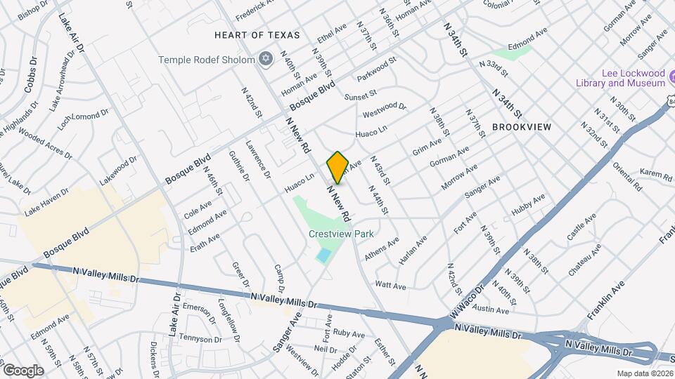 1113 N New Rd Mapa y Detalles de la Ubicación