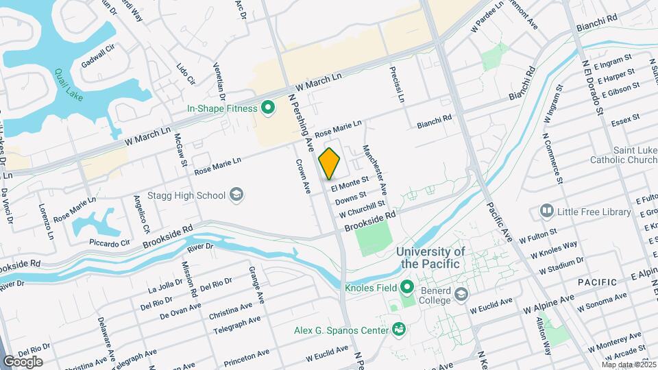 1225 W El Monte St Mapa y Detalles de la Ubicación