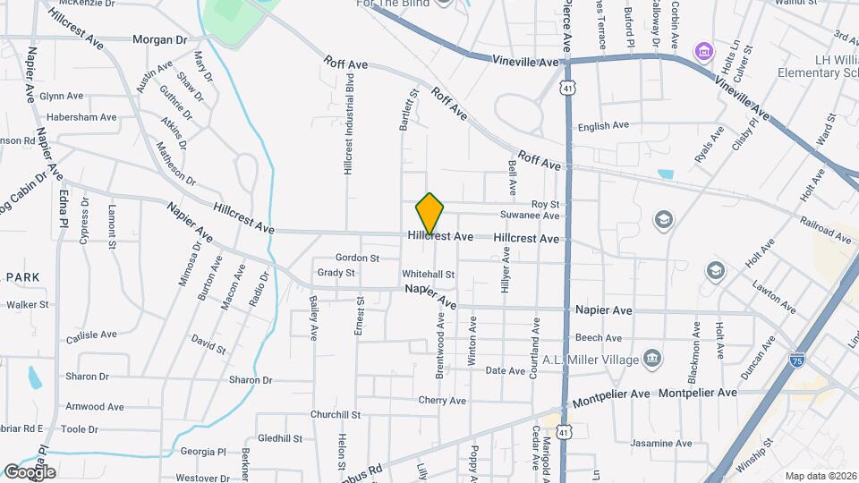 919 Inverness Ave Map and Location Details