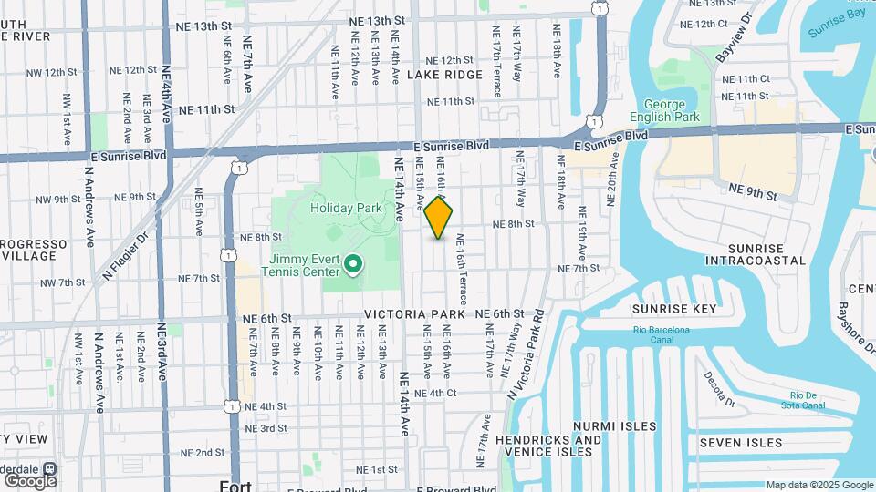 729 NE 16th Ave Map and Location Details