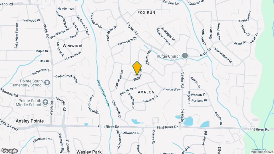 8449 Willows Terrace Map and Location Details