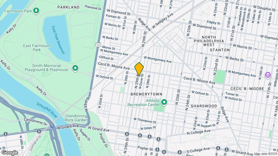 1619 N 29th St Map and Location Details