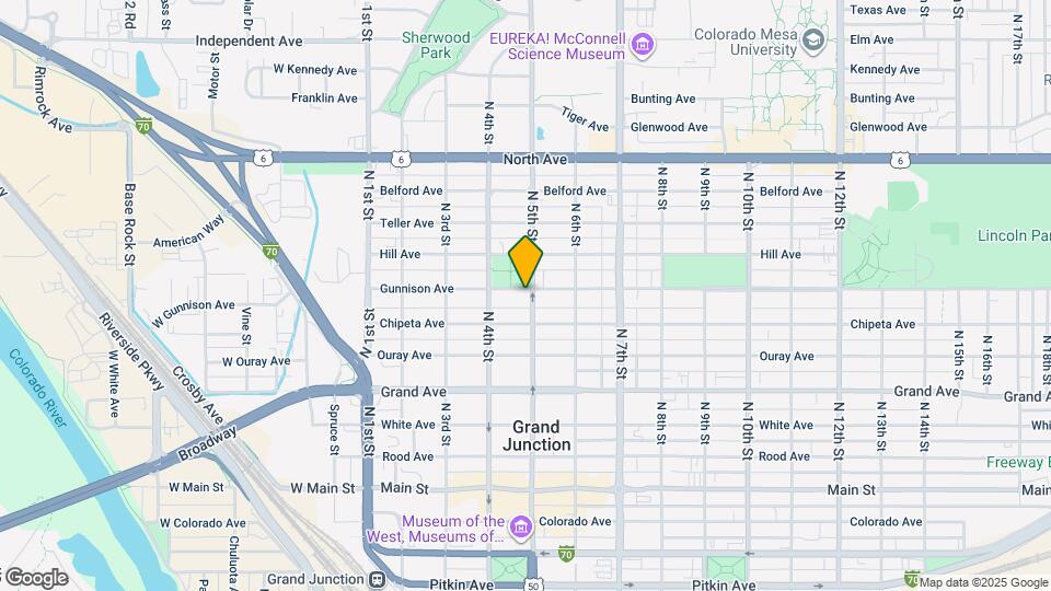 463 Gunnison Ave Map and Location Details