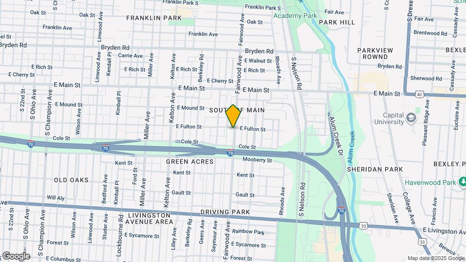 609 Fairwood Ave Map and Location Details