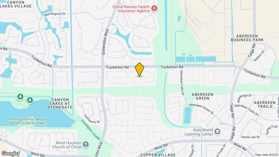 16635 Greenbriar Point Ln Map and Location Details