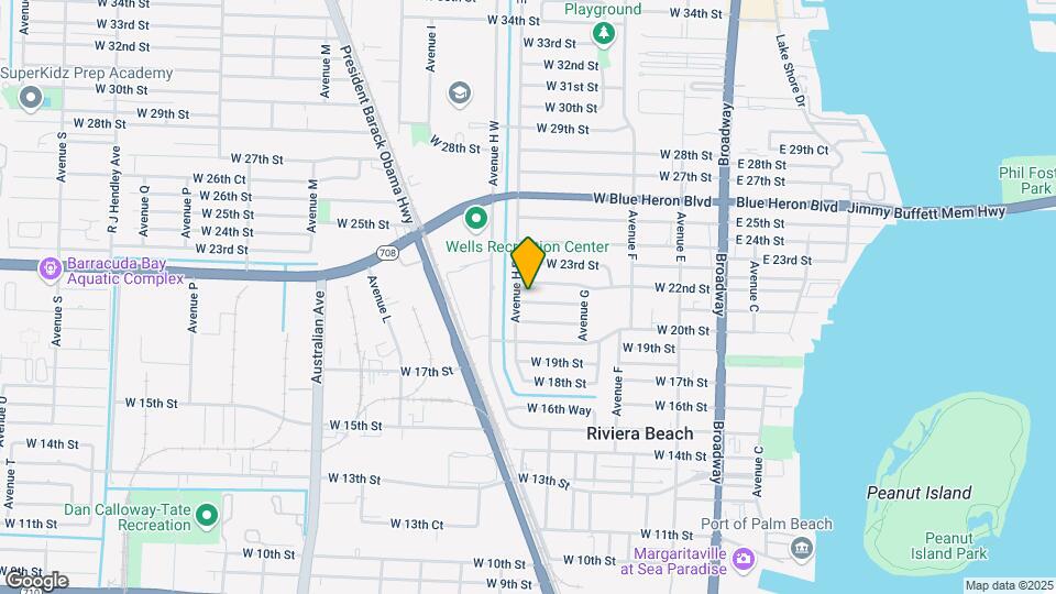 380 W 22nd Ct Map and Location Details