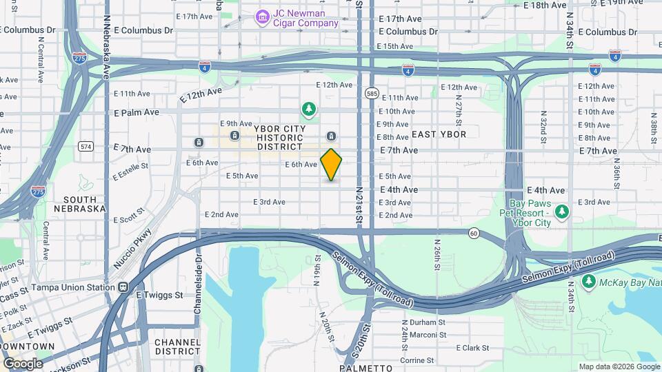 1914 E 4th Ave Map and Location Details