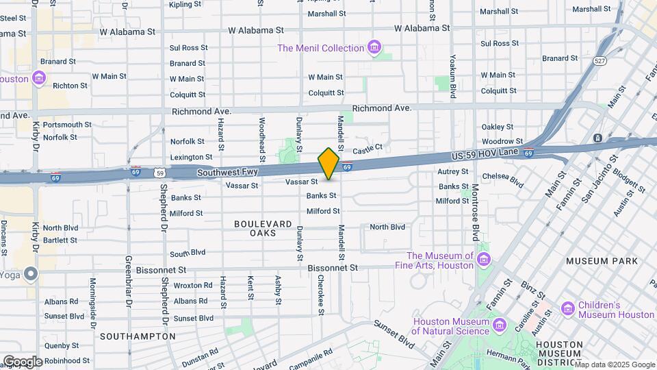 1619 Vassar St Map and Location Details