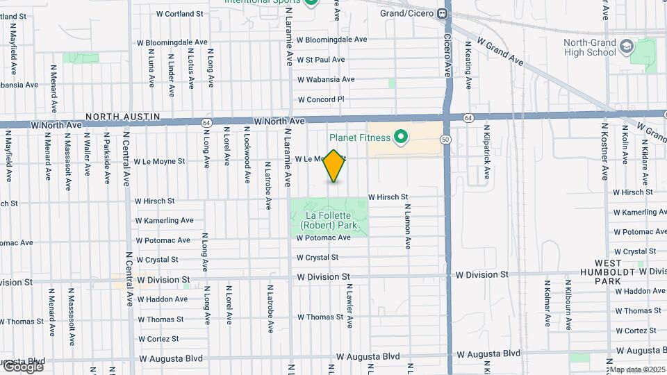 1413 N LeClaire Ave, Unit 1 Map and Location Details