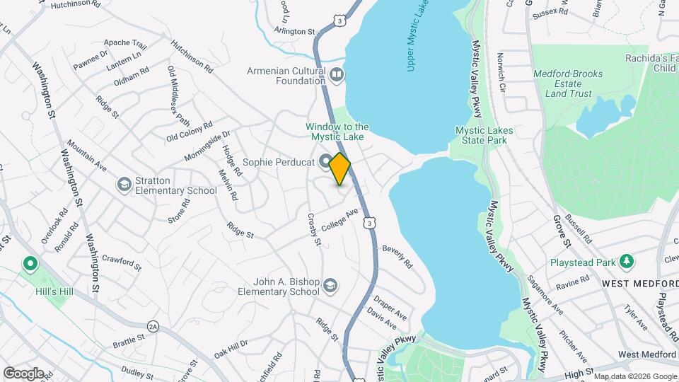 25 Falmouth Rd Mapa y Detalles de la Ubicación