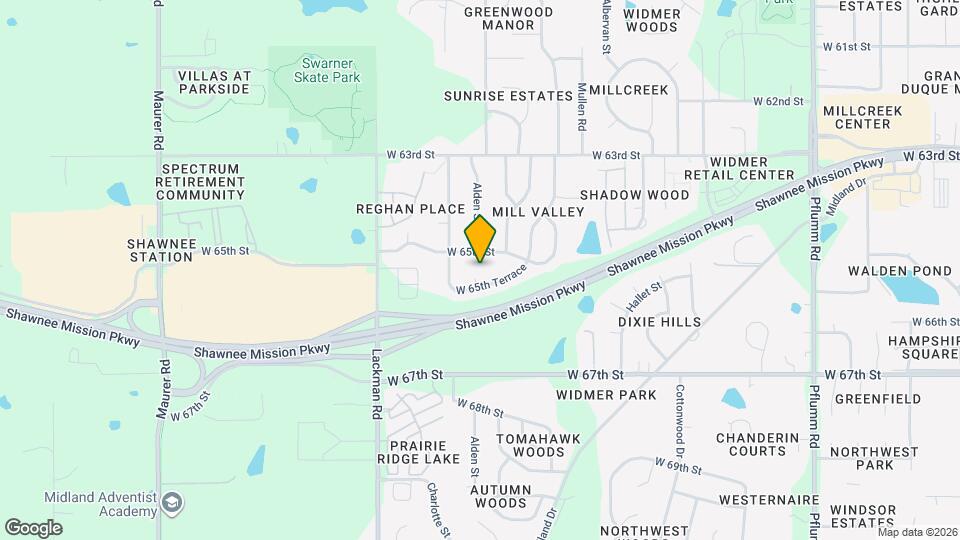 14620 W 65th Terrace Map and Location Details