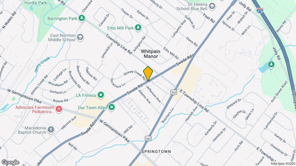 3202 Swede Rd Map and Location Details