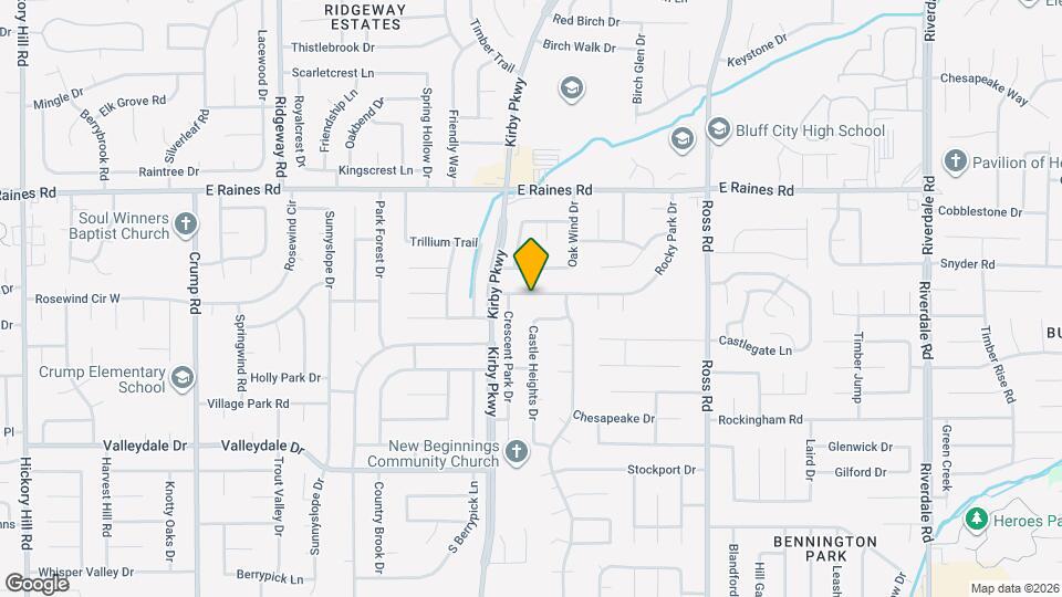 6495 Rocky Park Dr Map and Location Details