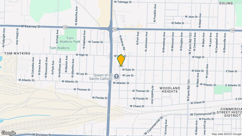 2100 N Nettleton Ave Map and Location Details