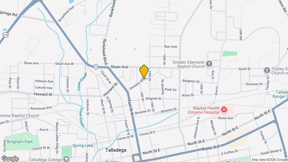 207 Jemison St Map and Location Details