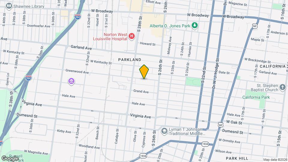 2702 Greenwood Ave Map and Location Details