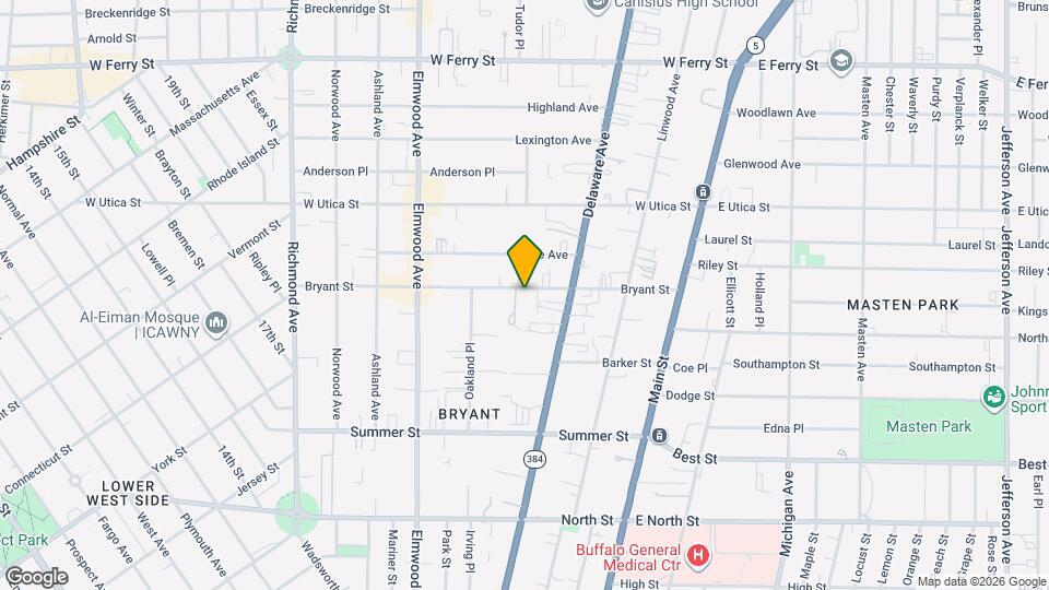 160 Bryant St Map and Location Details