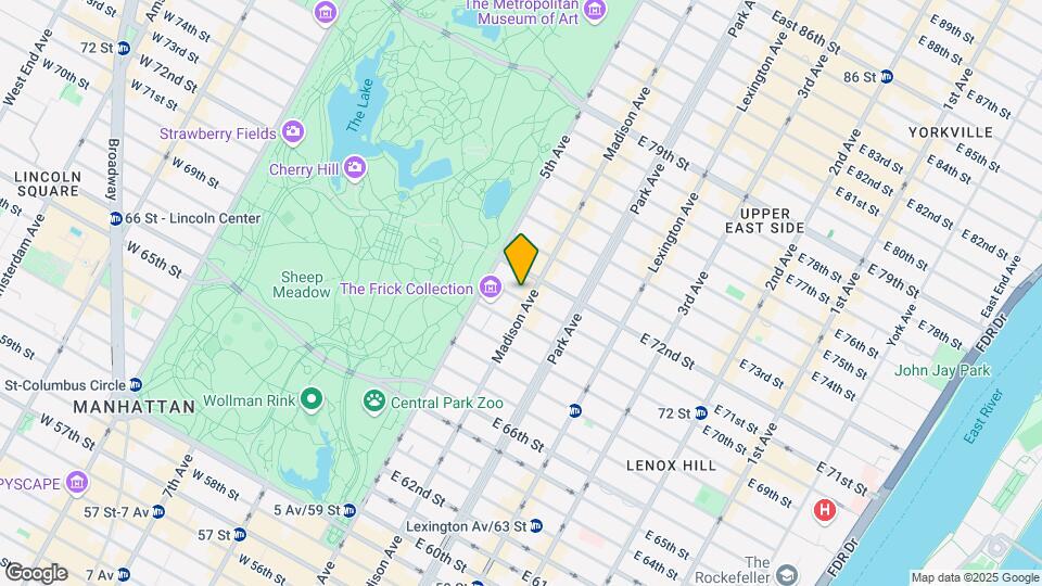 15 E 71st St Map and Location Details