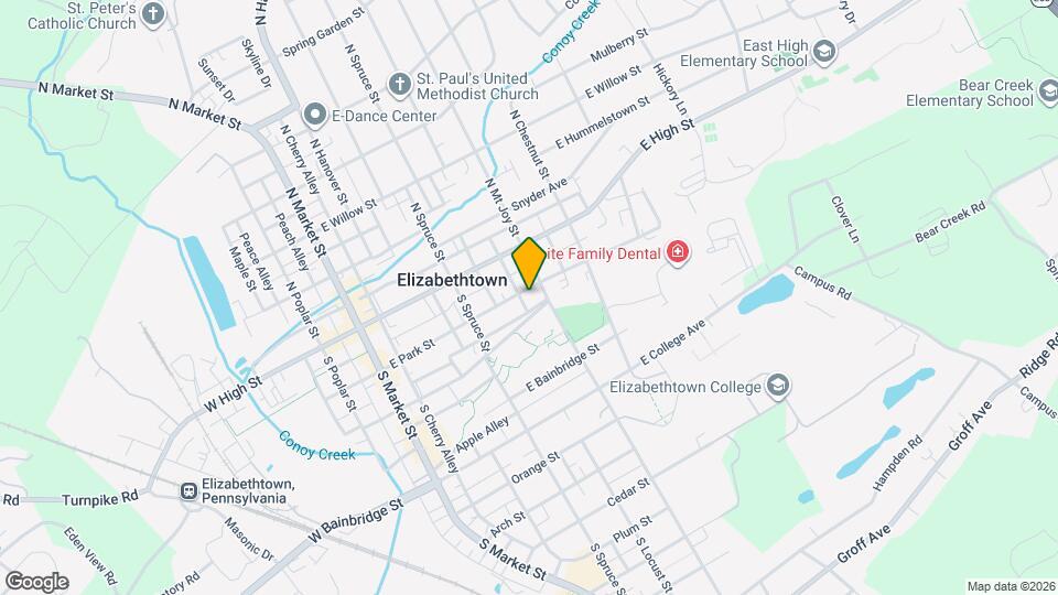 344 E Park St Map and Location Details