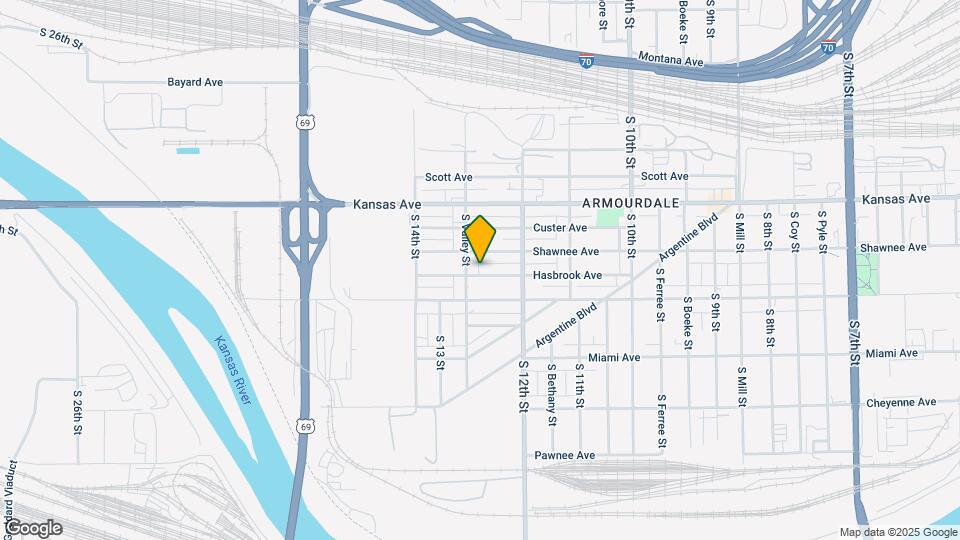 1240 Hasbrook Ave Map and Location Details