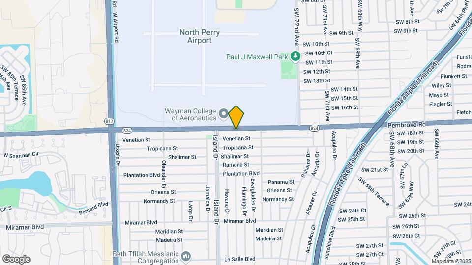 7650 Pembroke Rd Map and Location Details