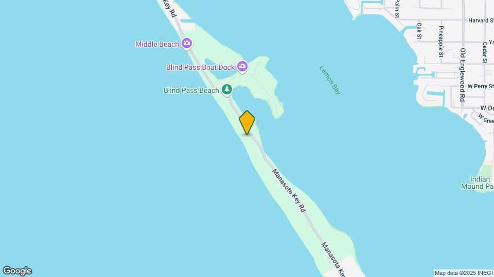 6580 Manasota Key Rd Map and Location Details