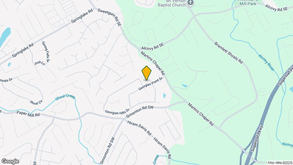 954 Georgian Point Dr Map and Location Details