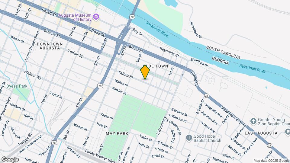 217 Telfair St Map and Location Details