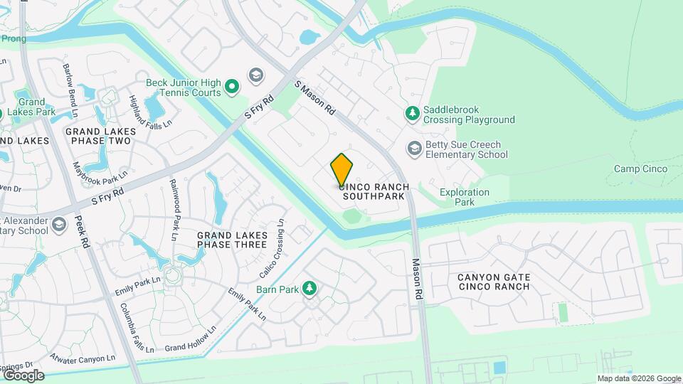 5718 Walkabout Way Map and Location Details