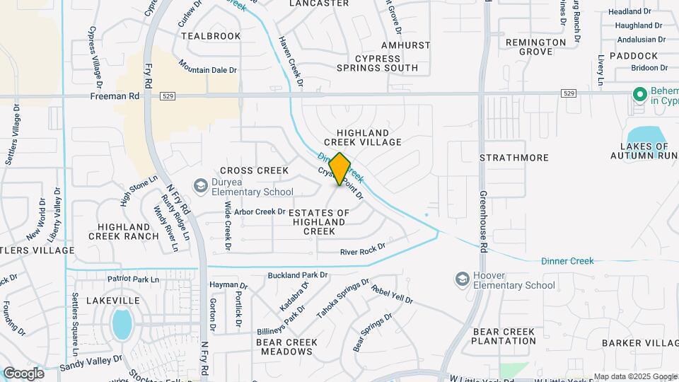 6722 Creek Village Dr Map and Location Details