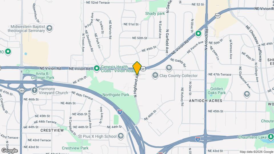 North Village Apartments Map and Location Details