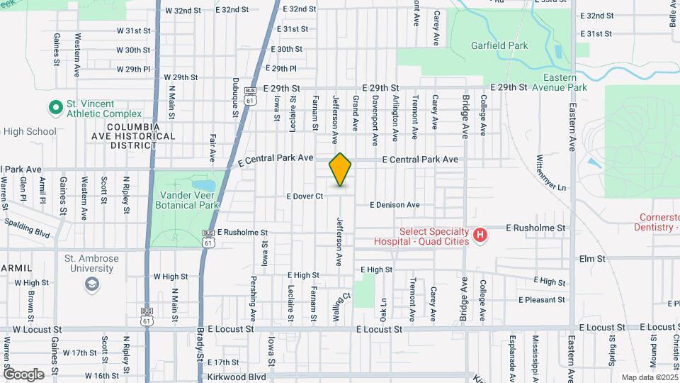 640 E Dover Ct Map and Location Details