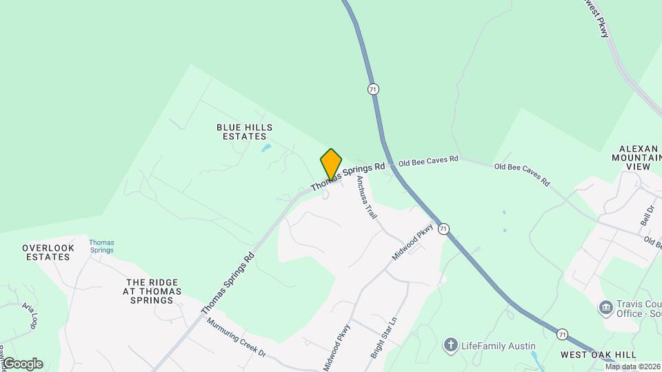6501 Thomas Springs Rd Map and Location Details