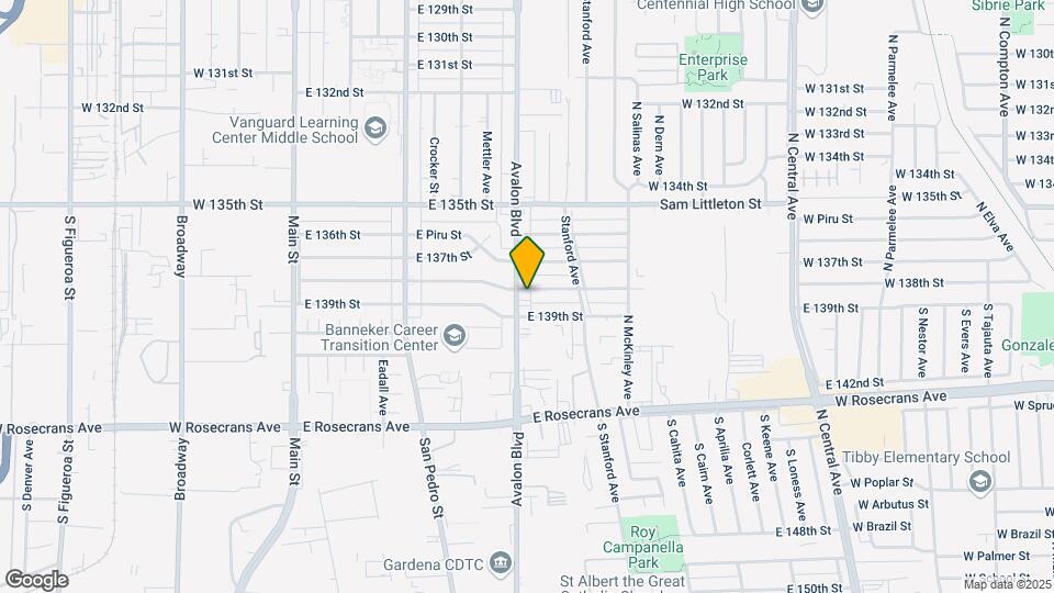13802 Avalon Blvd Map and Location Details
