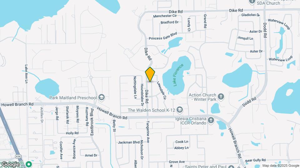 1502 Lawndale Cir Map and Location Details