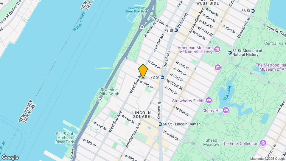 263 W 70th St Map and Location Details