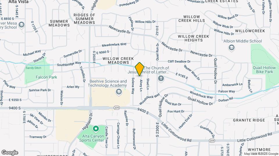 9218 Alvey Ln Map and Location Details