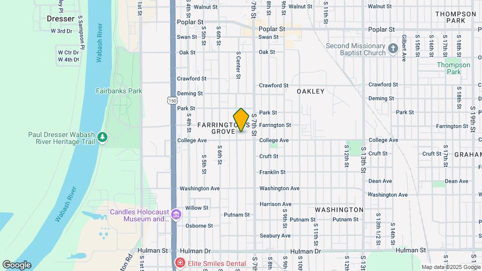 1022 S Center Map and Location Details