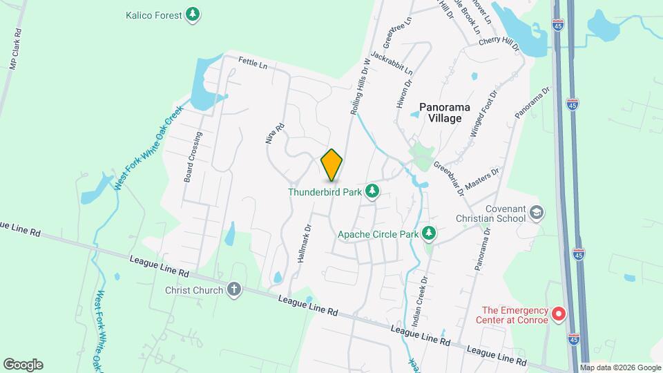 416 Rolling Hills Dr W Mapa y Detalles de la Ubicación