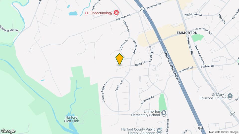 442 Darby Ln Map and Location Details