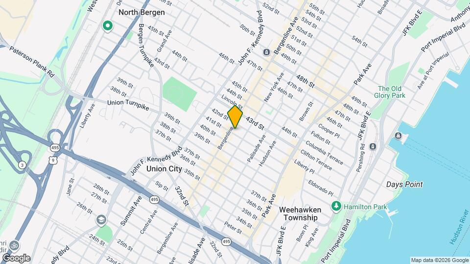 416 41st St Map and Location Details