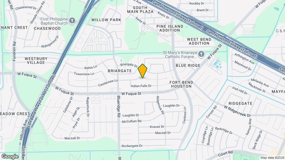 6823 Castleview Ln Map and Location Details