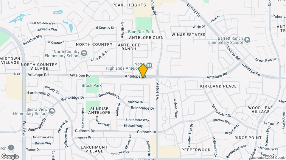 4232 Crumley Way Map and Location Details