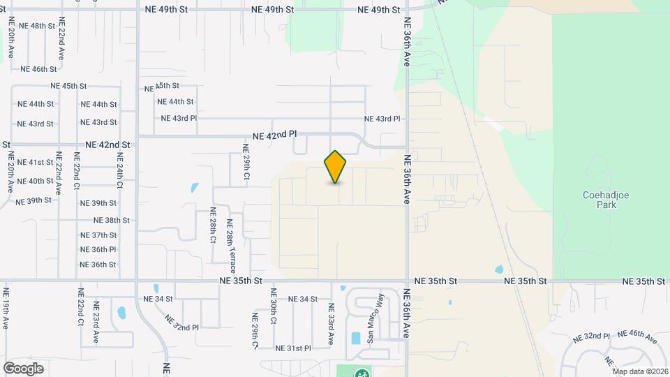 3964 NE 33rd Ave Map and Location Details