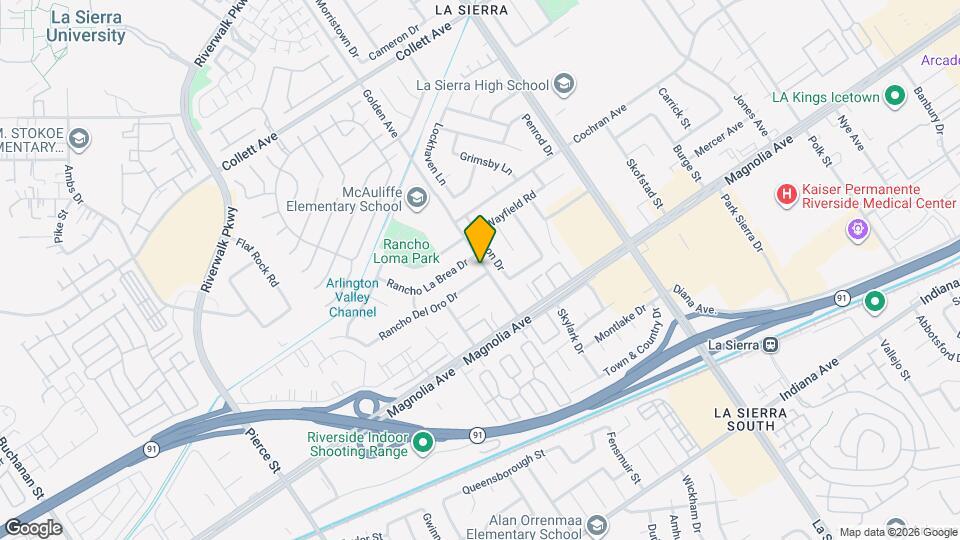 11303 Rancho Del Oro Dr Map and Location Details